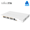 MIKROTIK CRS328-24P-4S+RM - CLOUD ROUTER SWITCH ADMINISTRABLE L3, 24 PUERTOS GIGABIT C/POE PASIVO Y 802.3AF/AT. - ARTEUS