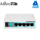 MIKROTIK RB951G-2HnD - ROUTERBOARD, 5 PUERTOS GIGABIT ETHERNET, 1 PUERTO USB, WIFI 2.4 GHZ 802.11B/G/N, ANTENA DE 2.5 DBI HASTA 1W DE POTENCIA - ARTEUS