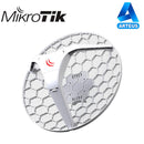 MIKROTIK RBLHG-5nD - ANTENA INTEGRADA PUNTO A PUNTO/CPE DUAL CHAIN DE 24,5 DBI Y 5 GHZ, CPU DE 600 MHZ, 64 MB DE RAM - ARTEUS