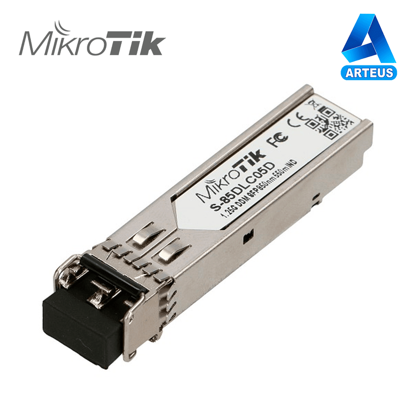 MIKROTIK S-85DLC05D - Modulo Transceiver SFP 1.25G MULTIMODO 550 METROS 850nm - ARTEUS