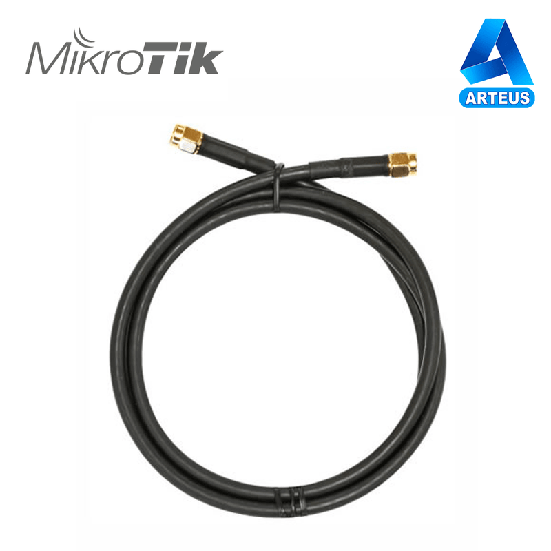 MIKROTIK SMASMA - Accesorios LTE - SMA-MACHO to SMA-MACHO cable (1m) (SOLO PARA USO CON MTAO-LTE-5D-SQ) - ARTEUS