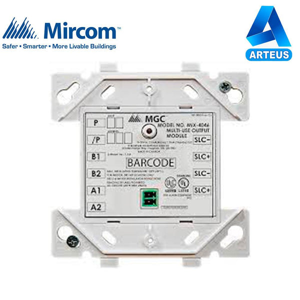 Modulo de control de supervisacion MIRCOM MIX-4046 compatible con panel de alarma direccionable de la serie FX400 - ARTEUS