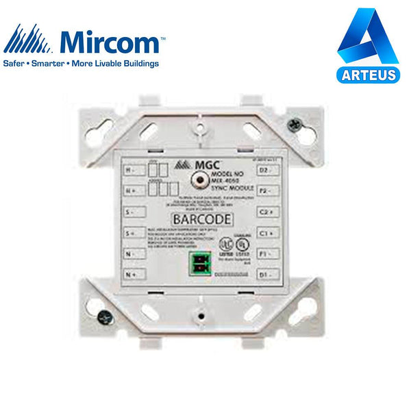 Modulo de sincronizacion MIRCOM MIX-4050 compatible con paneles direccionable de la serie FX400 - ARTEUS