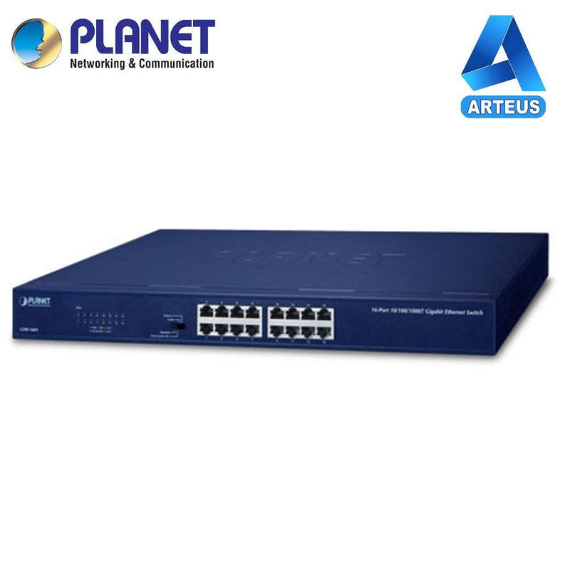 PLANET GSW-1601 - Switch rackeable 16 puertos gigabit ethernet 10/100/1000 BASE-T - ARTEUS