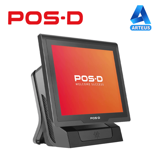 POS-D Delux POS-i3 - TERMINAL DE PUNTO DE VENTA I3, DELUXE 500GB SLIM HDD, RAM 8GB 15"TOUCH LCD.GREY+BLACK - ARTEUS