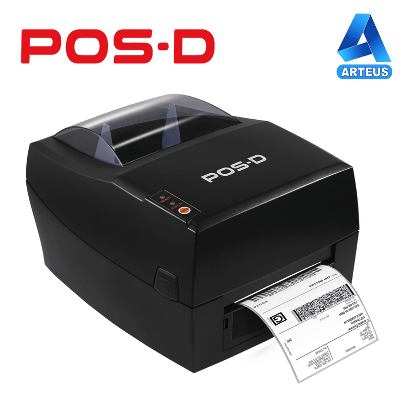 POS-D LP 300X - IMPRESORA DE ETIQUETAS DE CÓDIGOS DE BARRAS TÉRMICA VELOCIDAD DE IMPRESIÓN 6 PULGADAS X SEG. / USB, SERIAL Y ETHERNET / 1D Y 2D - ARTEUS
