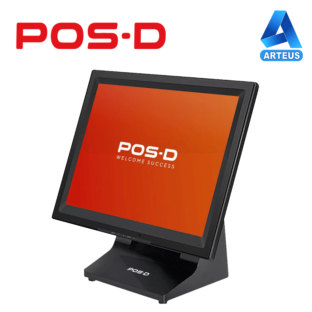 POS-D Touch 15S - MONITOR TOUCH 15" VGA/HDMI C/BASE, NEGRO. - ARTEUS