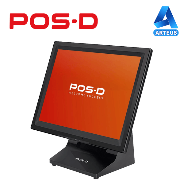 POS-D Touch 15S - MONITOR TOUCH 15" VGA/HDMI C/BASE, NEGRO. - ARTEUS