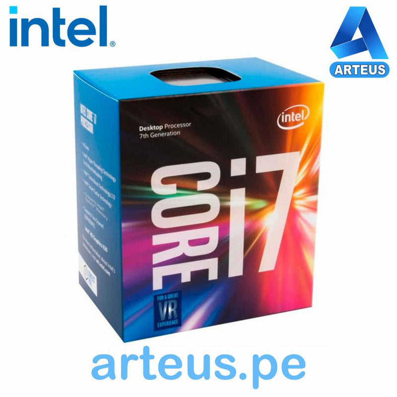 Procesador Intel Core i7-7700, 3.60 GHz, 8 MB Caché L3, LGA1151, 65W, tecnología 14 nm. - ARTEUS