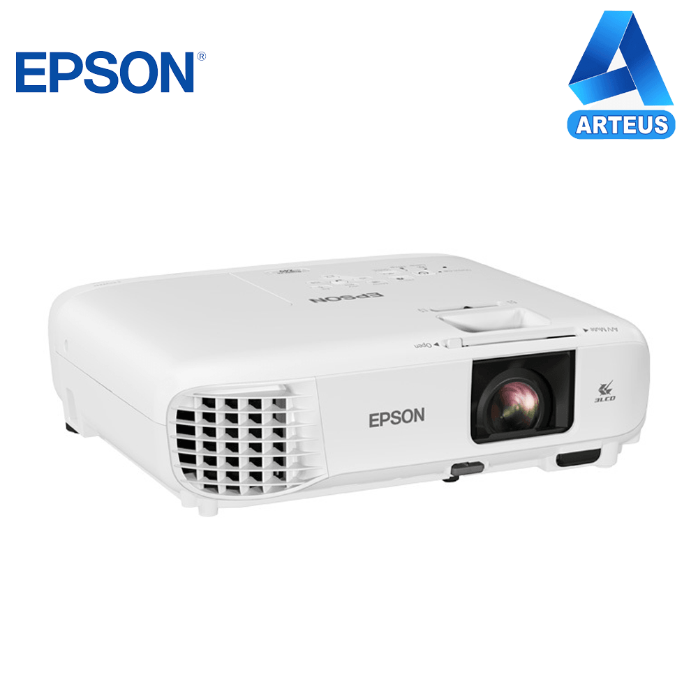 Proyector Multimedia Epson PowerLite X49 3600 Lúmenes, 3LCD, 1024x768, XGA, HDMI, VGA, USB - V11H982020 - ARTEUS