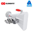 RF ELEMENTS HG3-TP-A90-V2 - ANTENA ASIMÉTRICA DE 90° (90°H 25°V) 16 DBI TIPO CUERNO 5180-6000 MHZ - ARTEUS