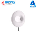 SANNY TELECOM STD6G25M2 - ANTENA ROCKET DISH PARA PTP. 2×2 MIMO 4.9 – 6.5 GHZ POLARIDAD X 45° - ARTEUS