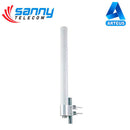 SANNY TELECOM STO5G13M2-PRO - ANTENA OMNIDIRECCIONAL SANNY STO5G13M2-PRO, MIMO 2X2, 5 GHZ, 13 DBI, CONECTORES N - ARTEUS