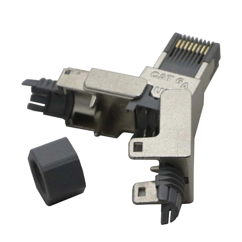 Satra 103040001 - Conector Plug Macho RJ-45 - Cat. 6A blindado - No requiere herramienta para su terminación - ARTEUS