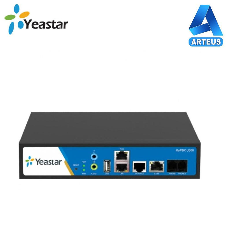 Servidor de comunicaciones IP YEASTAR MyPBX U300 Llamadas concurrentes 50. Utiliza menos energia - ARTEUS