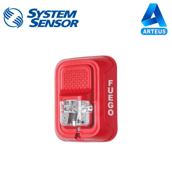 SYSTEM SENSOR SRL-SP - SIRENA LUZ ESTROBO PARED - ARTEUS