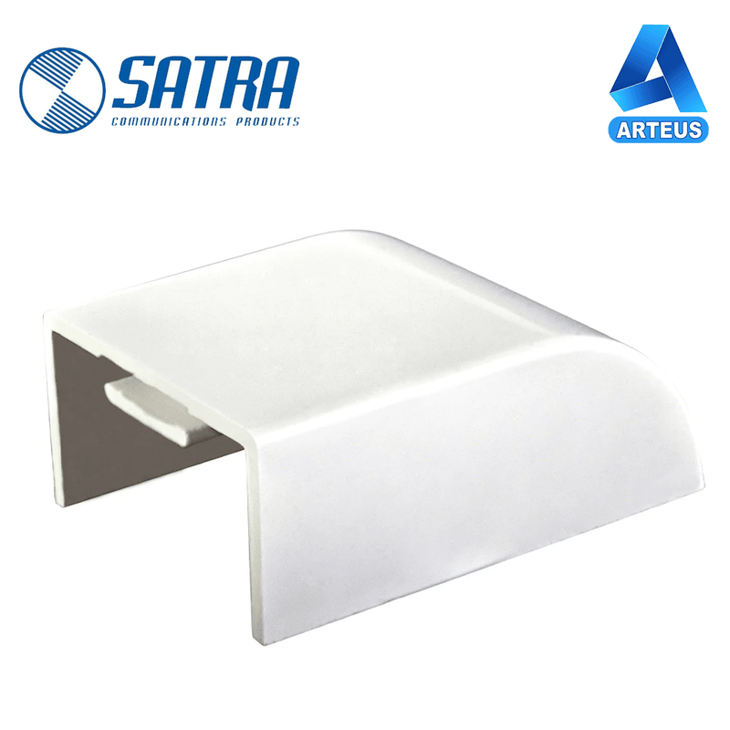 Tapa final 15x10 mm SATRA 1311061510 blanco - ARTEUS