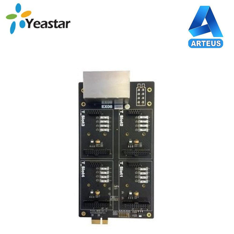 Tarjeta remora YEASTAR PBXYSTEX08 para integracion de modulos - ARTEUS