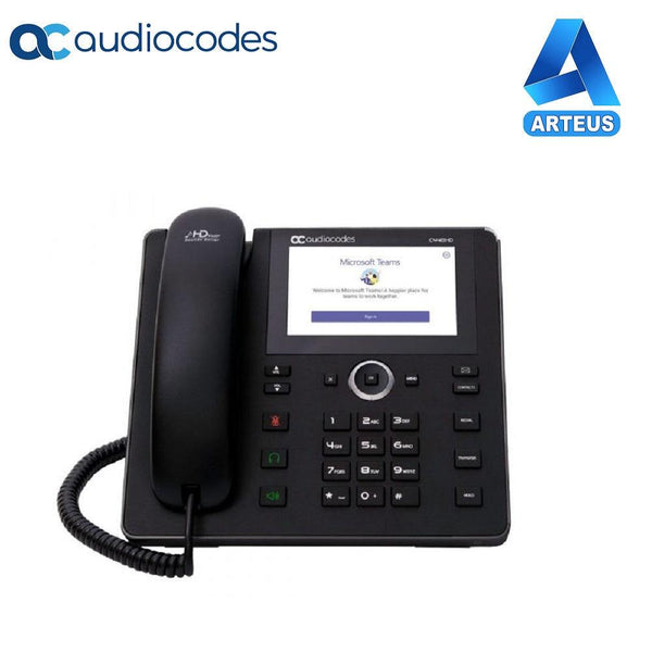 Telefono IP con Microsoft Teams AUDIOCODES TEAMS-C448HD pantalla LCD color 5", 2 puertos giga, poe. - ARTEUS