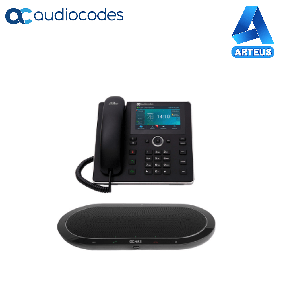 Telefono IP de conferencia SIP AUDIOCODES UC-HRS-458 Ideal para ambientes mas amplios. Hasta 15 participantes.Huddle Room - ARTEUS