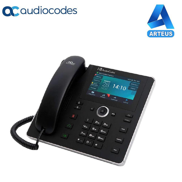 Telefono IP empresarial gama alta AUDIOCODES UC450HDEG _ FB nativo de Microsoft Teams con pantalla tactil 5" a color, wifi - ARTEUS