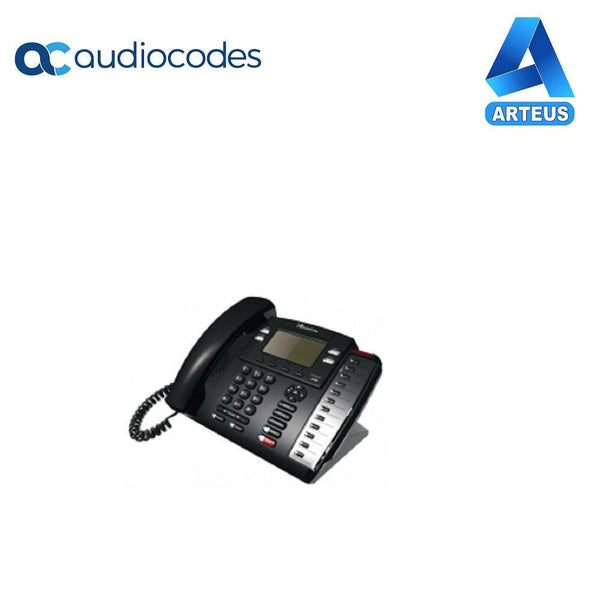 Telefono IP HD Gerencial/operadora AUDIOCODES 320HDPS con 4 lineas SIP, pantalla LCD, poe - ARTEUS