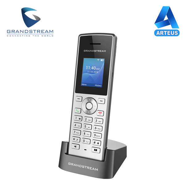 Telefono portatil IP GRANDSTREAM WP810 2 lineas, 2 cuentas SIP, wifi. Bateria recargable - ARTEUS
