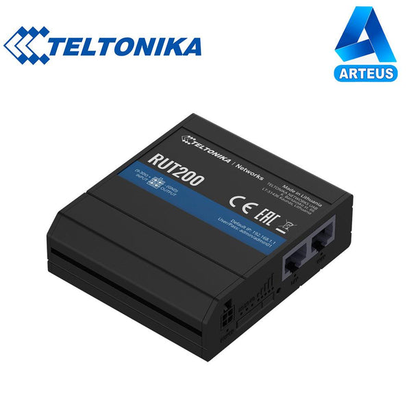 TELTONIKA RUT200 - ROUTER CELULAR INDUSTRIAL 4G / LTE (Cat 4), 3G, 2G - ARTEUS