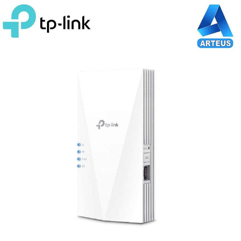 TP-LINK RE600X - Extensor Wi-fi 6 inalámbrico doble banda AX1800 modo punto de acceso 1 puerto gigabit cmpatible con ONEMESH - ARTEUS