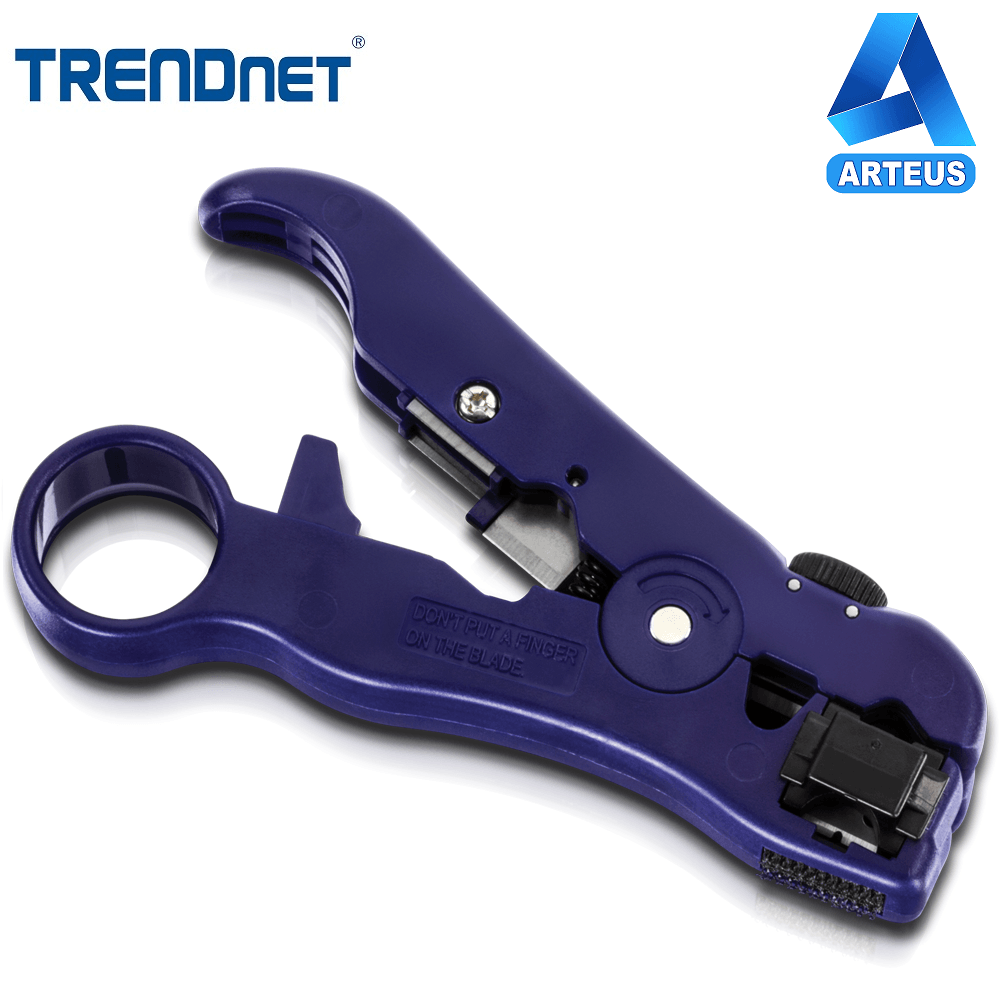 Herramienta pelacables universal azul para cableado estructurado y redes