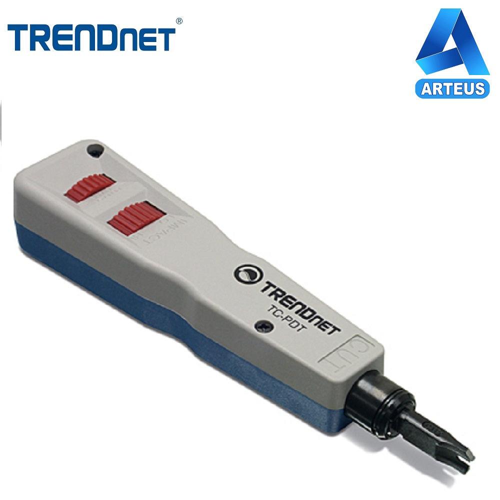 Herramienta perforadora TRENDnet TC-PDT para cableado estructurado con cuchilla 110 y Krone