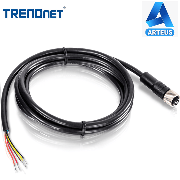 TRENDNET TI-TCR02 - Cable de relé de alarma industrial M12, 2m (6.5 pies) - ARTEUS