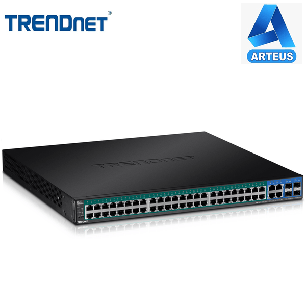 TRENDNET TPE-5048WS - Switch 52-Port Gigabit Web Smart PoE Switch (740W) - ARTEUS