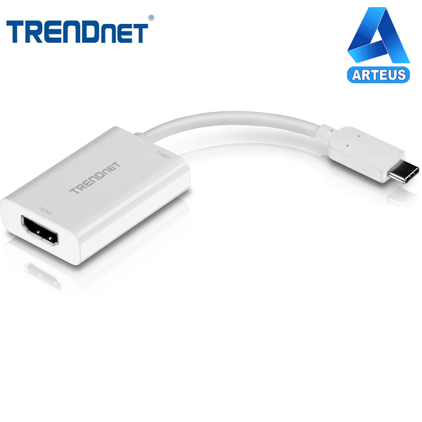 TRENDNET TUC-HDMI2 - Adaptador de pantalla USB-C a HDMI 4K UHD compatible con PD suministro de potencia - ARTEUS