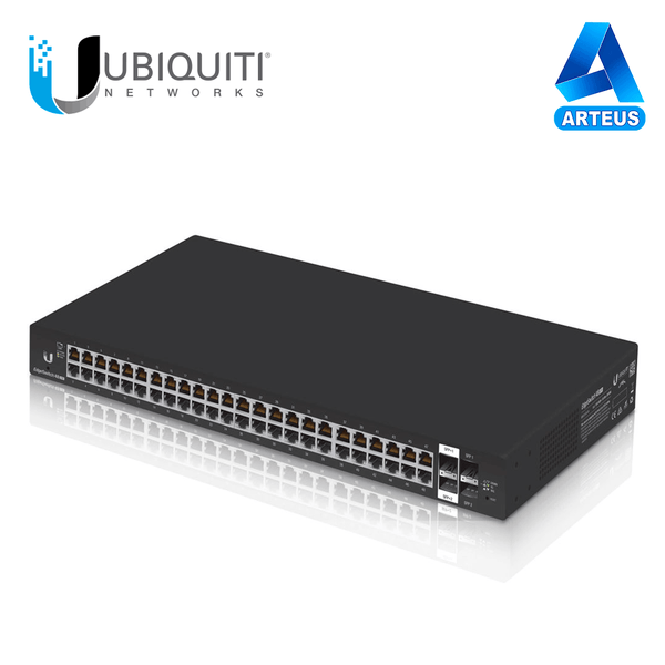 UBIQUITI ES-48-LITE,Switch edgemax administrable de 48 puertos gigabit + 2 puertos sfp gigabit + 2 puertos sfp+ 10 gb - ARTEUS