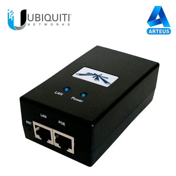 UBIQUITI POE-24-AF5X, Inyector poe 24vdc / 24w(for airfiber) 24vdc @ 1.0a - ARTEUS