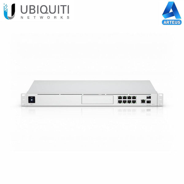 UBIQUITI UDM-PRO, Router unifi dream machine pro, 01 puerto 10g sfp+ wan / 1 gbe wan / 8 puertos 10/100/1000 mbps rj-45 lan, 01 bahía de hdd 3.5" - ARTEUS