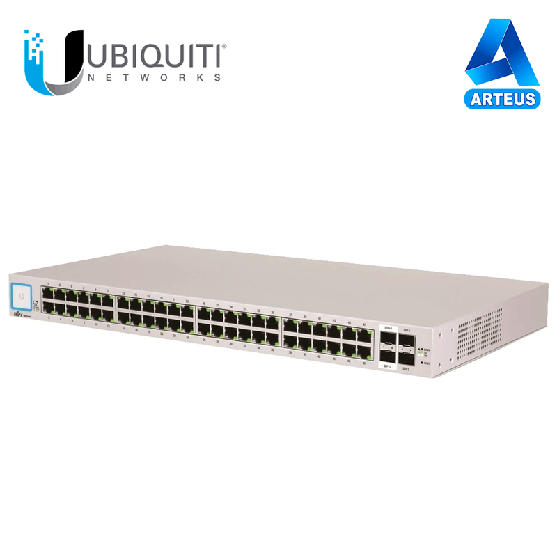 UBIQUITI US-48, Switch unifi administrable de 48 puertos 10/100/1000, 2 sfp y 2 sfp+, sin poe - ARTEUS