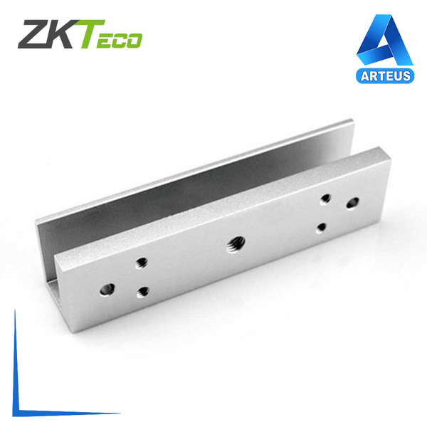 ZKTECO AL-180PU, Soporte tipo u para cerradura electromagnética de 150kg o 300lb. Para puertas de vidrio - ARTEUS