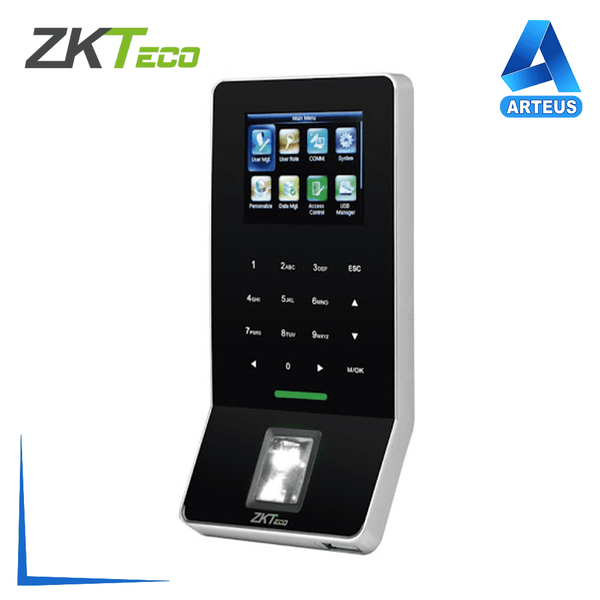 ZKTECO F22/ID, Control de acceso y asistencia biométrico de huella y tarjeta de proximidad wifi terminal con conexión TCP/IP, RS485 Y WI-FI - ARTEUS