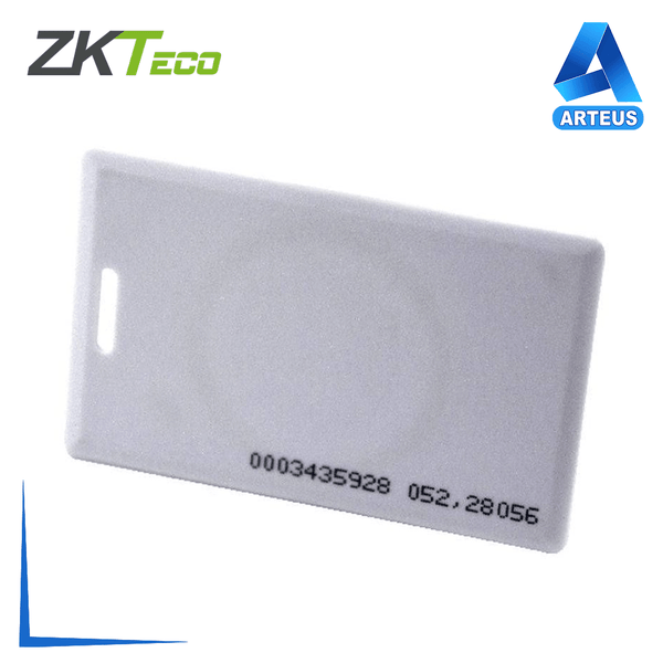 ZKTECO ID CARD(THICK), Tarjeta de proximidad gruesa rfid 125khz para equipos de control de acceso y asistencia - ARTEUS