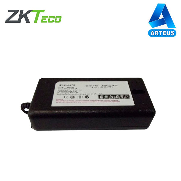 ZKTECO ZK-UPS-12, Batería de respaldo externa para terminales zk 12v - ARTEUS