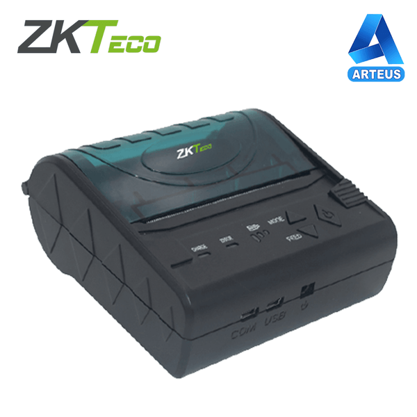 ZKTECO ZKP8003, Impresora ticketera térmica portátil de 80mm | usb + rs232 + bluetooth4.0 (el cable usb es estándar) - ARTEUS